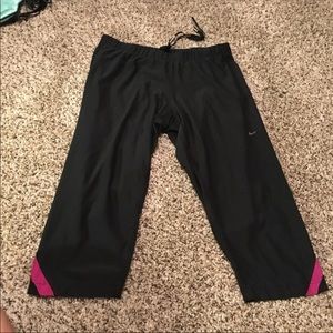 Nike Dri-Fit Running Capris Size M